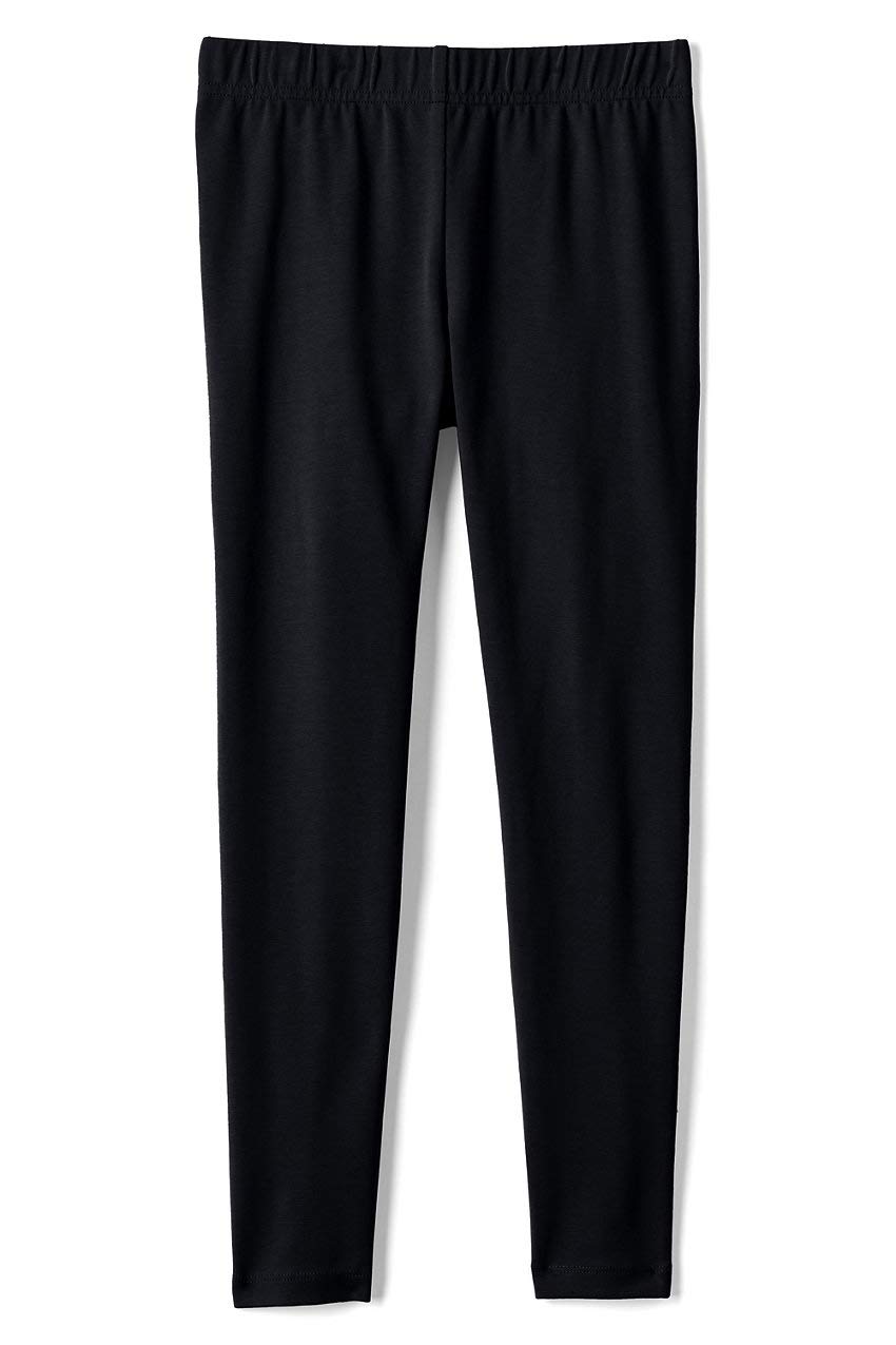 Lands' End Girls' Tough Cotton Novelty Leggings - Soft & Durable Kids Leggings for School, Play & Everyday Wear | Cute & Comfortable Toddler Leggings for Active Girls