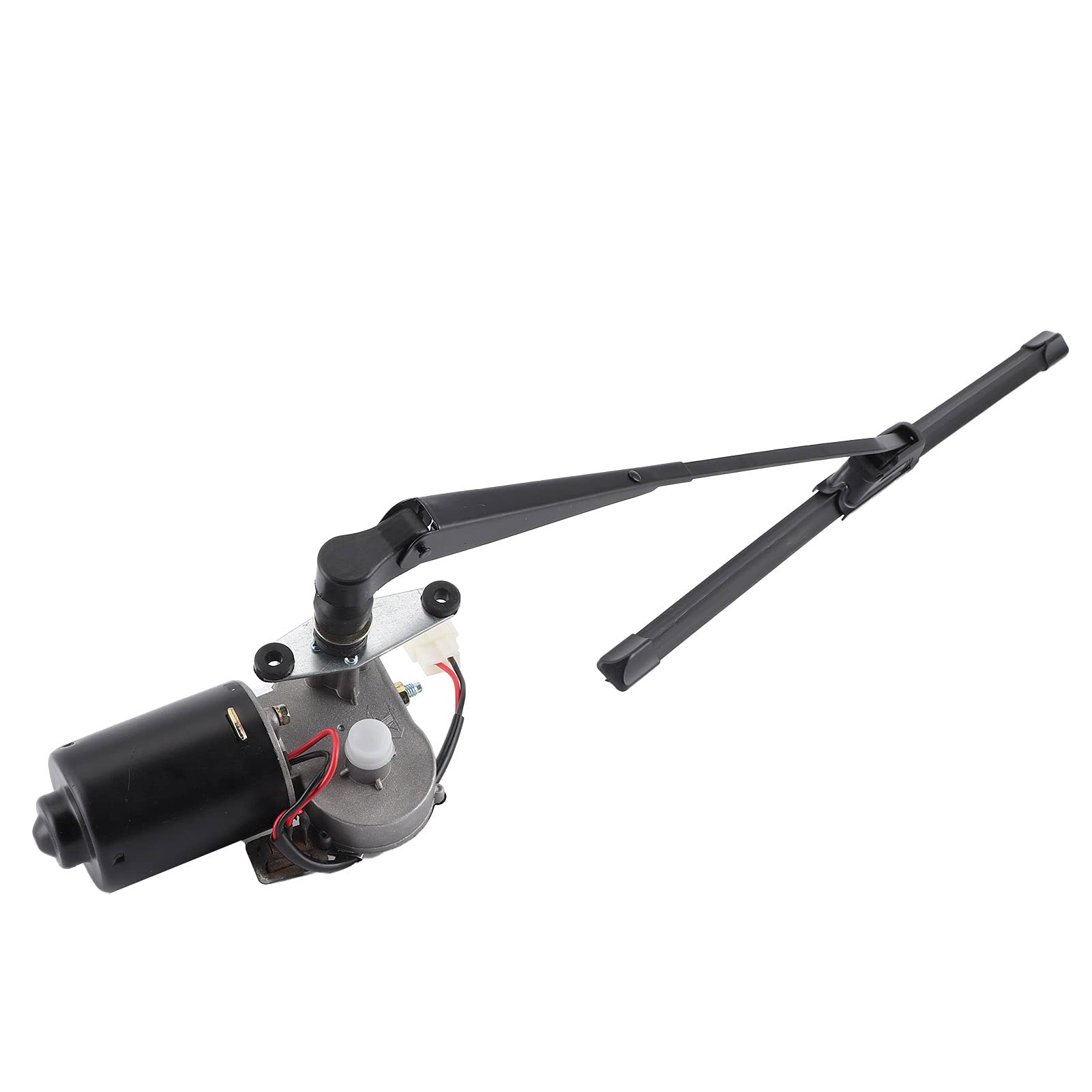 Electric Windshield Wiper Assembly Kit with Motor, Blade, Arm & Water Spout for UTV ATV - Perfect for Off-Road Adventures, Rainy Weather & Outdoor Work