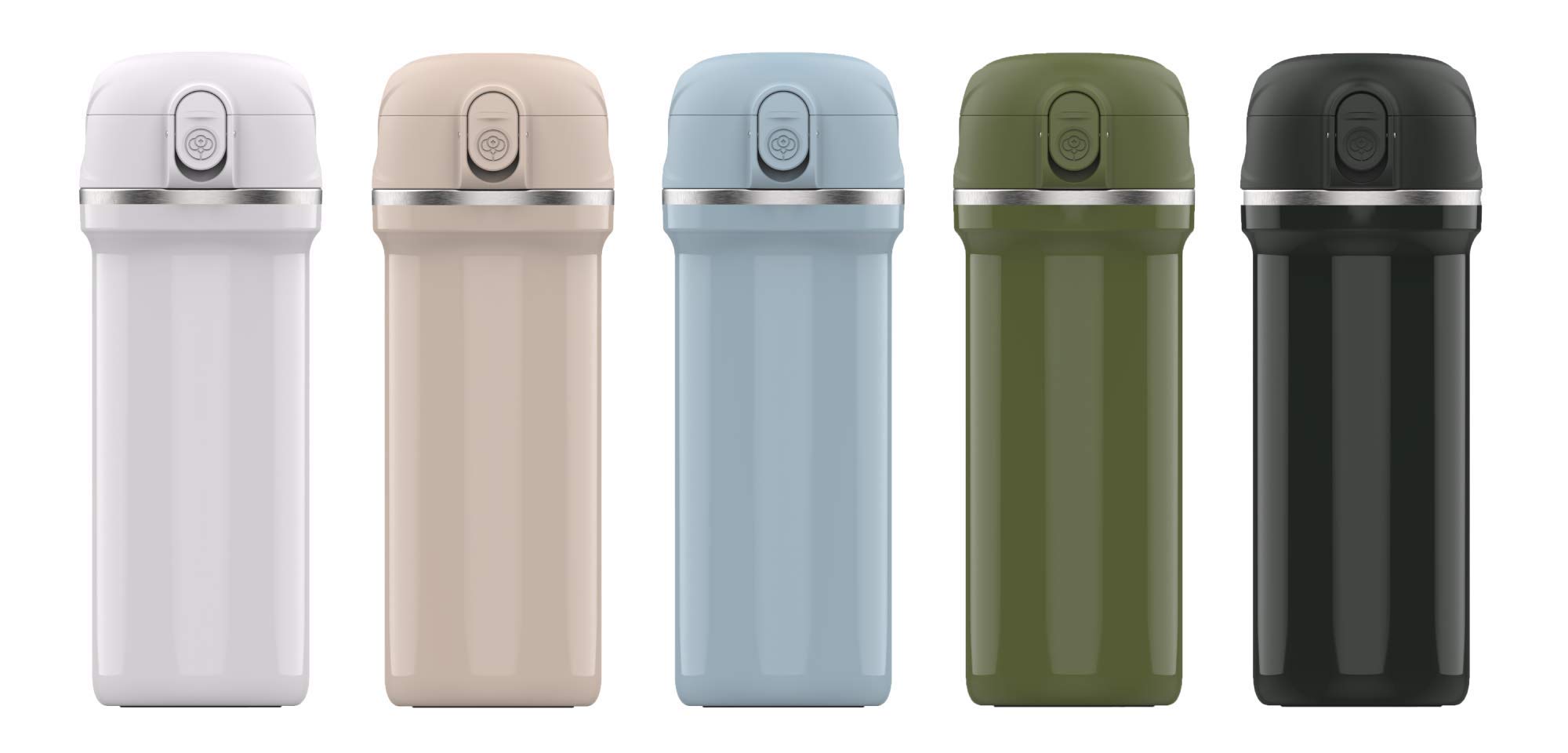 OasisMade GoodBrew - 15oz Insulated French Press Coffee & Tea Maker | Leak-Proof Travel Coffee Press with Grounds Chamber | Perfect for Commuting, Camping, Hiking & Office Use | Stainless Steel Thermal Carafe for Hot Beverages