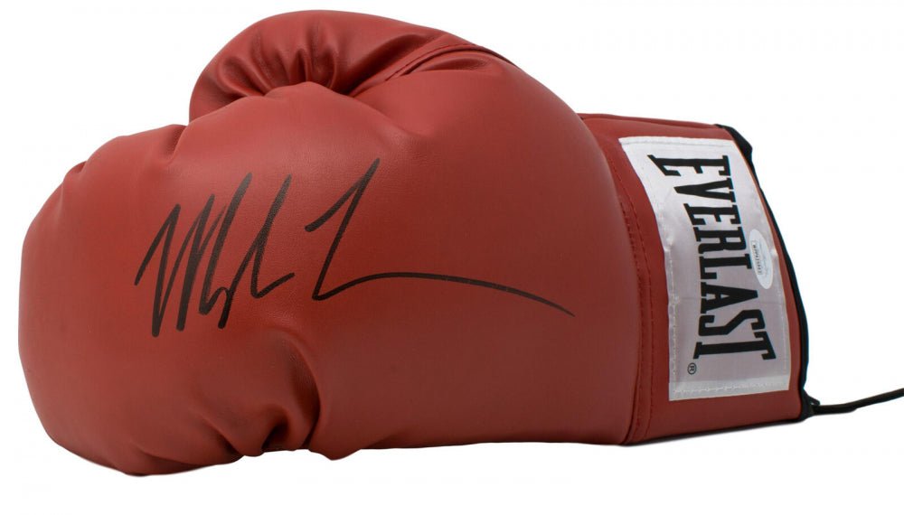 Mike Tyson Autographed Red Everlast Left-Handed Boxing Glove with JSA COA - Collectible Memorabilia for Boxing Fans & Sports Enthusiasts - Perfect for Display, Gifts, and Investment