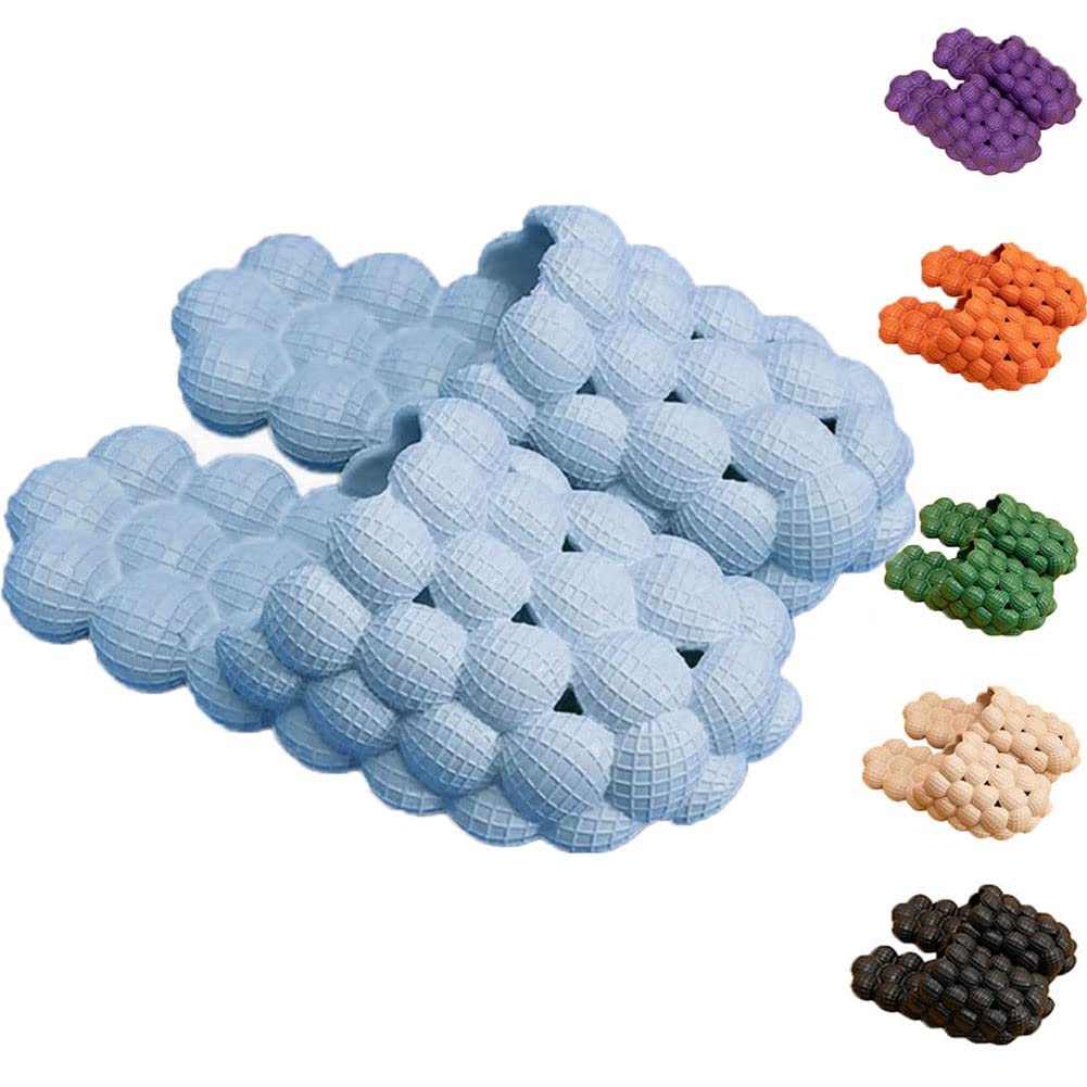Lychee Bubble Slippers for Men & Women - Non-Slip Massage Sandals for Beach, Spa, Bedroom & Indoor/Outdoor Use - Comfortable House Slides for Relaxation & Foot Care