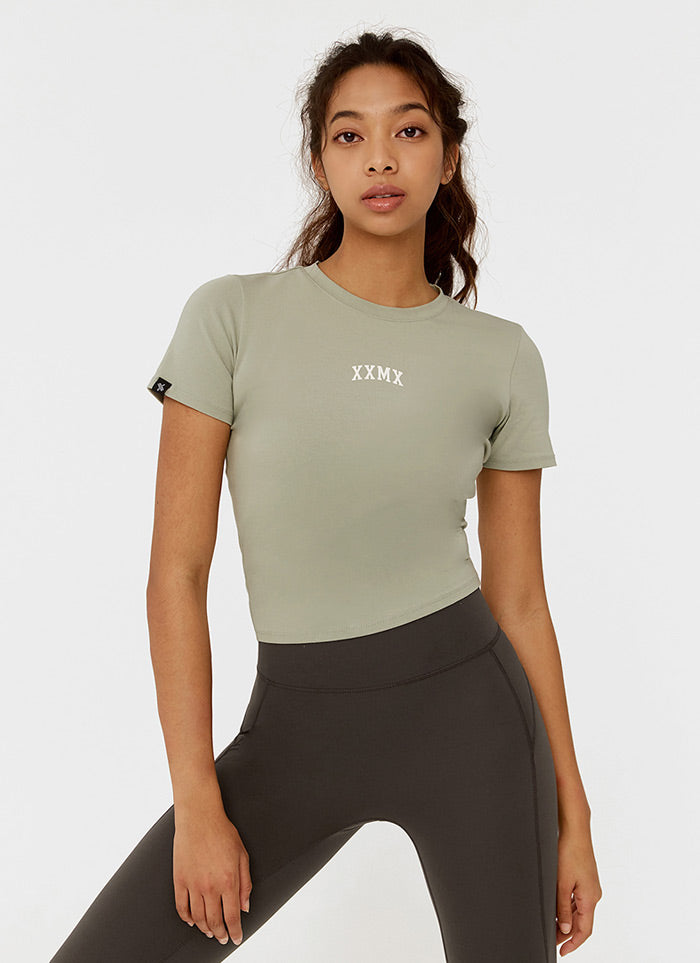 3-Pack XXMX Crop Short Sleeve Tops for Women - Summer Fashion Casual Tees for Gym, Yoga, and Everyday Wear