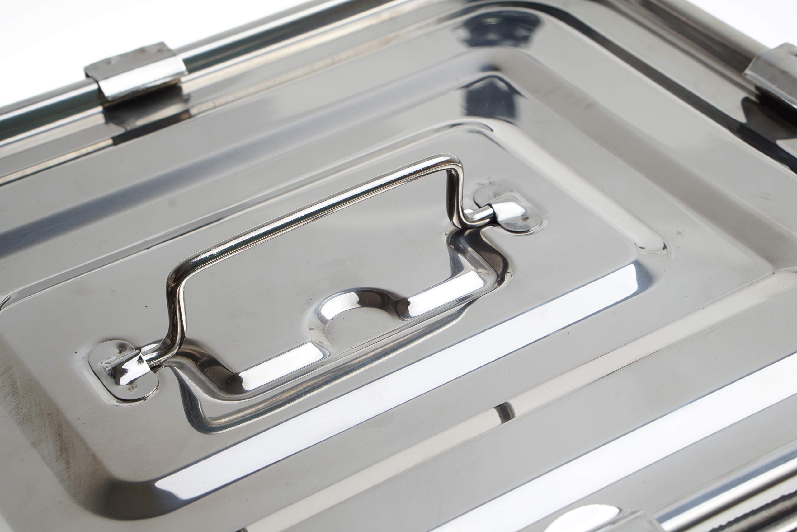 Premium Stainless Steel Kimchi Containers (3-Piece Set) – Airtight Rectangular Food Storage for Fermentation, Pickling & Meal Prep – Perfect for Korean Cuisine, Homemade Sauces & Bulk Food Organization