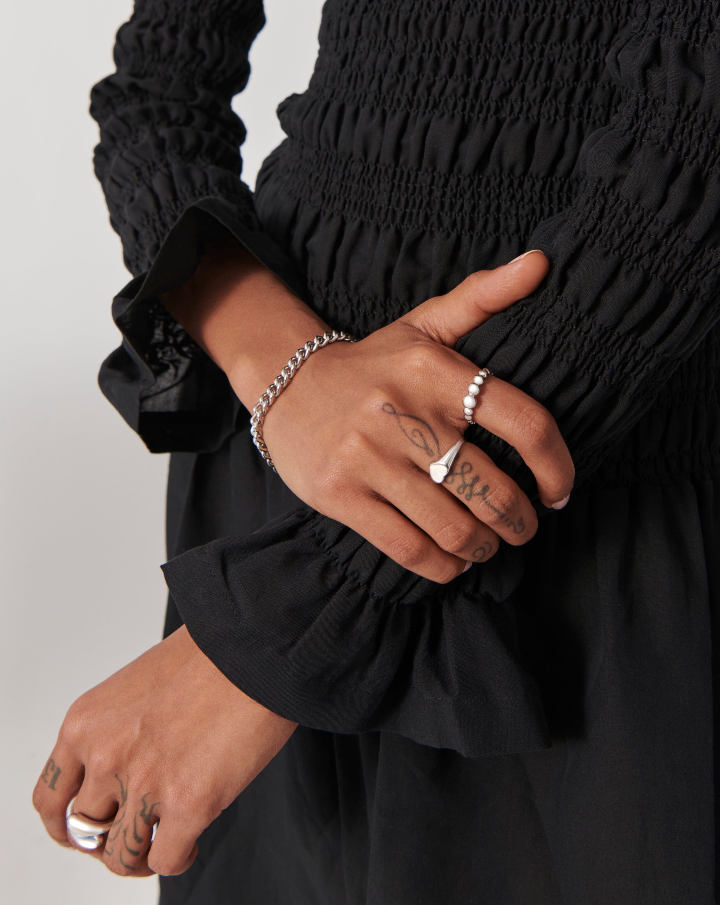 Beaded Stacking Ring Set | Sterling Silver Stackable Rings for Women | Perfect for Layering, Everyday Wear & Gift Giving