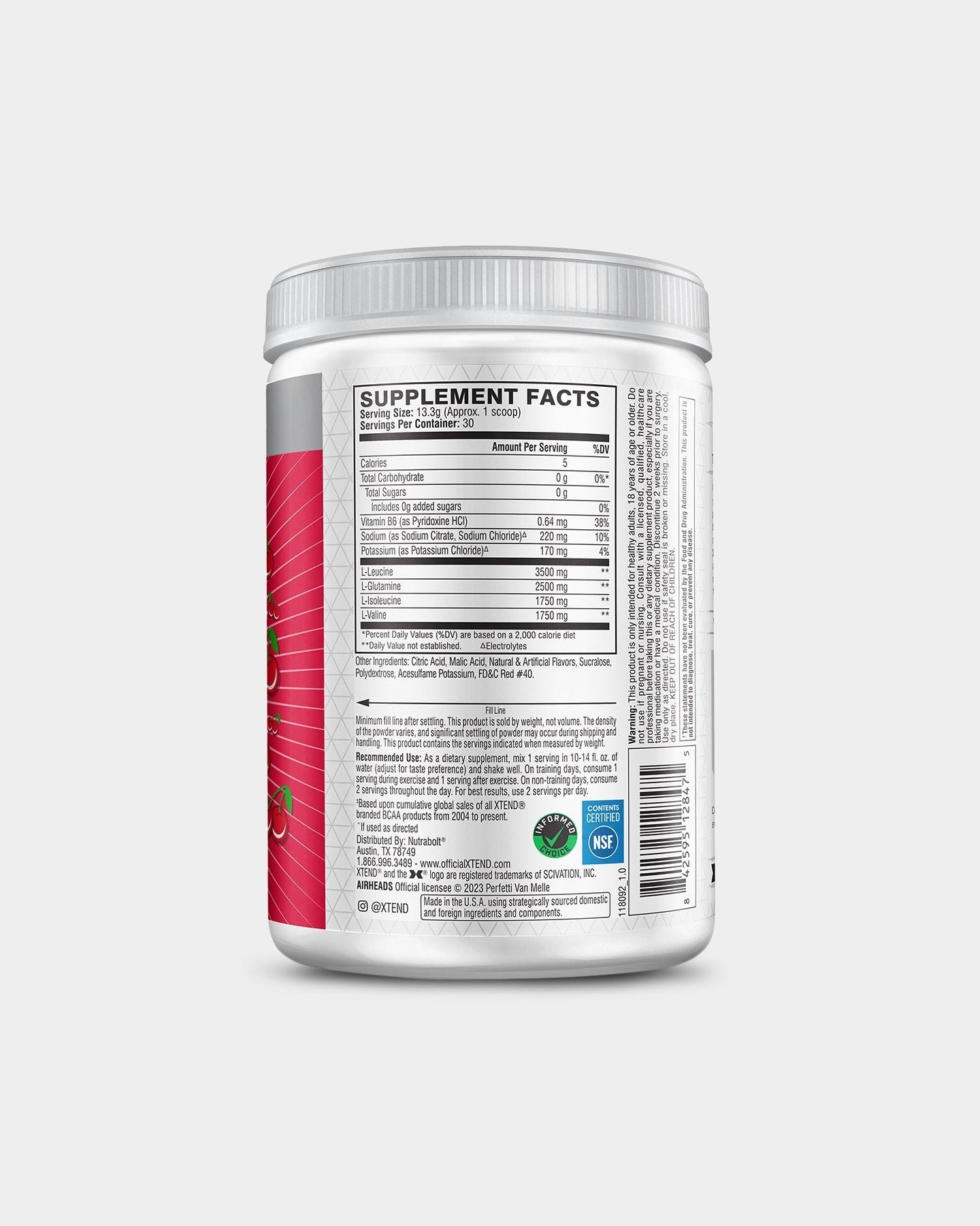 Xtend Original BCAA Powder - Best Branched Chain Amino Acid Supplement for Muscle Recovery & Growth | Pre & Post Workout for Athletes & Fitness Enthusiasts