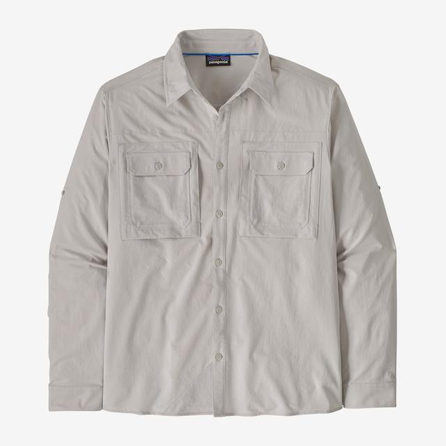 Men's UPF 50+ Sun Protection Long Sleeve Shirt - Lightweight Quick-Dry Hiking & Fishing Shirt for Outdoor Activities