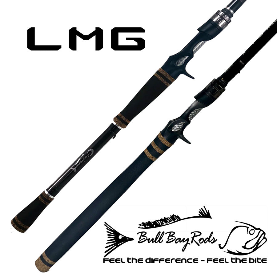 LMG Baitcasting Fishing Rod - High Performance Casting Rod for Bass, Trout & Freshwater Fishing | Perfect for Shoreline, Boat & Kayak Angling