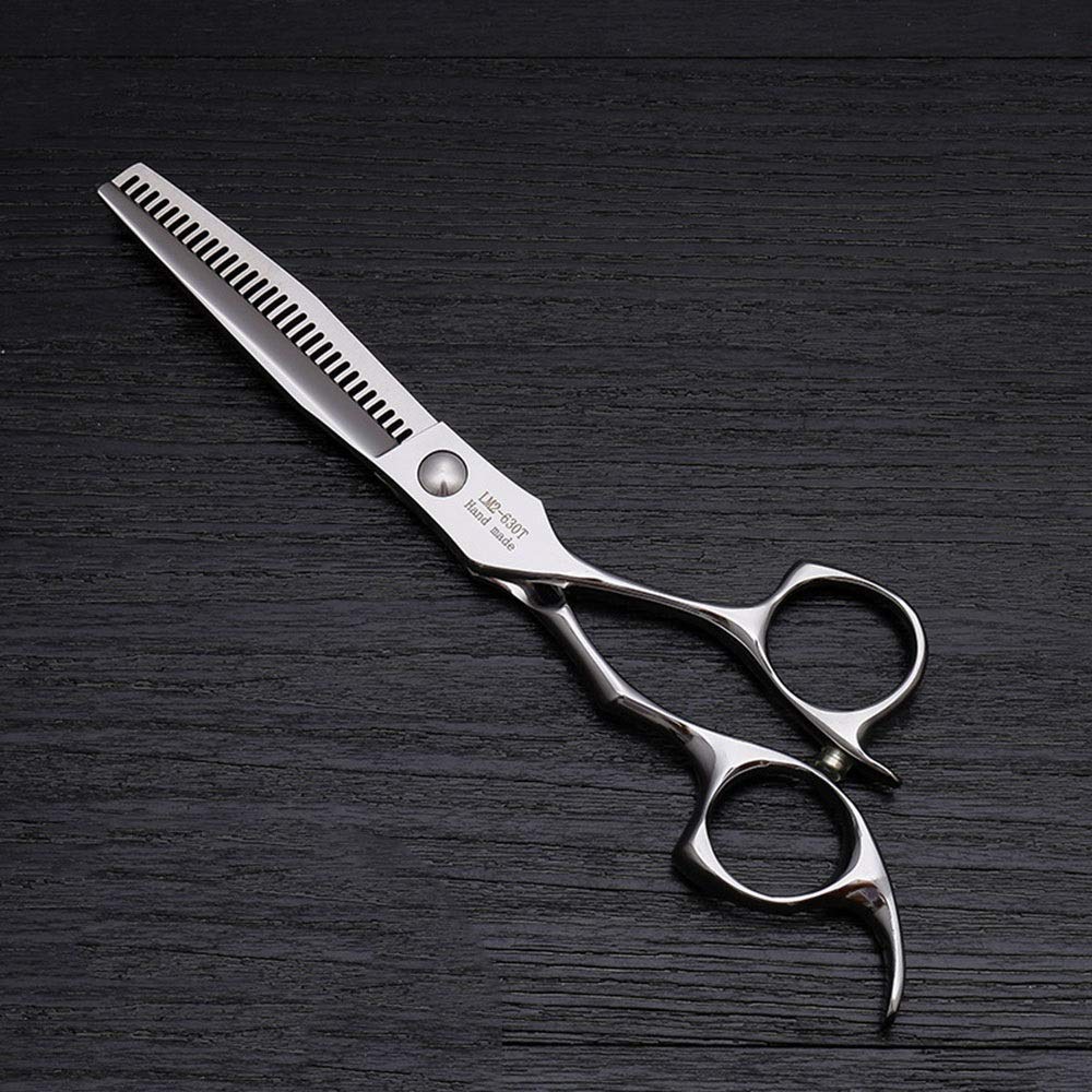 Professional 6 Inch Stainless Steel Hairdressing Scissors Set - Hair Cutting & Thinning Shears for Salon Stylists, Barbers & Home Use (Silver) | Perfect for Precision Haircuts, Trimming & Styling