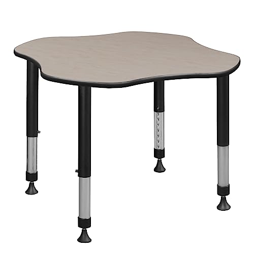 Regency Kids School Desk - Medium Size Maple Wood Student Study Table for Classroom & Home Learning - Perfect for Homework, Reading & Writing Activities