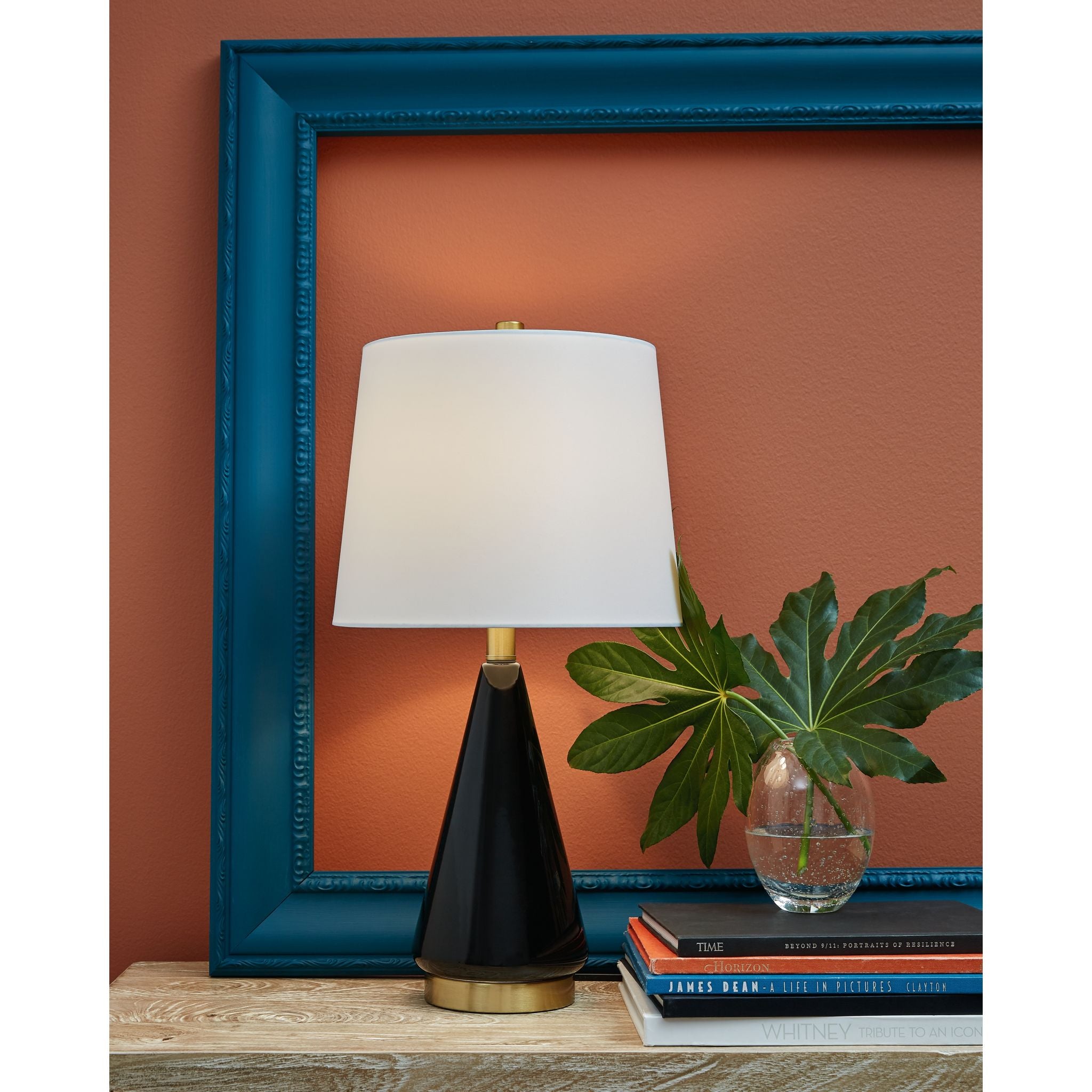 Ackson Modern Table Lamp Set of 2 - 22.5 Inch Height - Bedside, Living Room, Office Lighting - Warm White LED Bulb Included - Adjustable Brightness for Home Decor