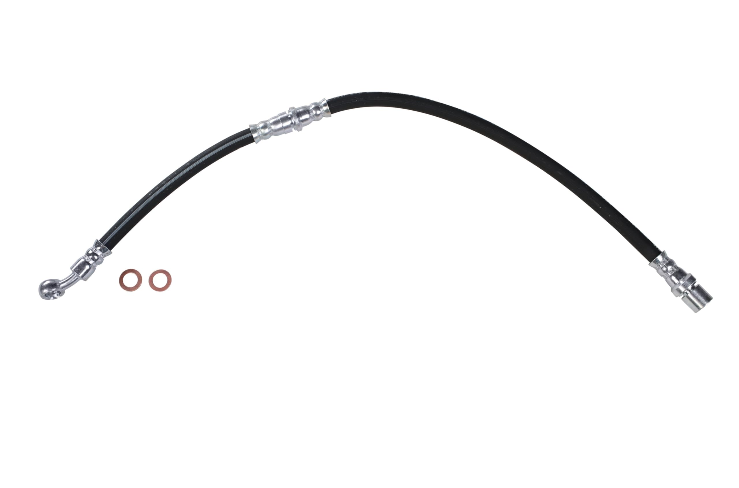 Sunsong 2203657 Brake Hydraulic Hose - High Performance Replacement Brake Line for Cars & Trucks - Durable DOT Approved Braking System Hose for Safe Driving in All Conditions