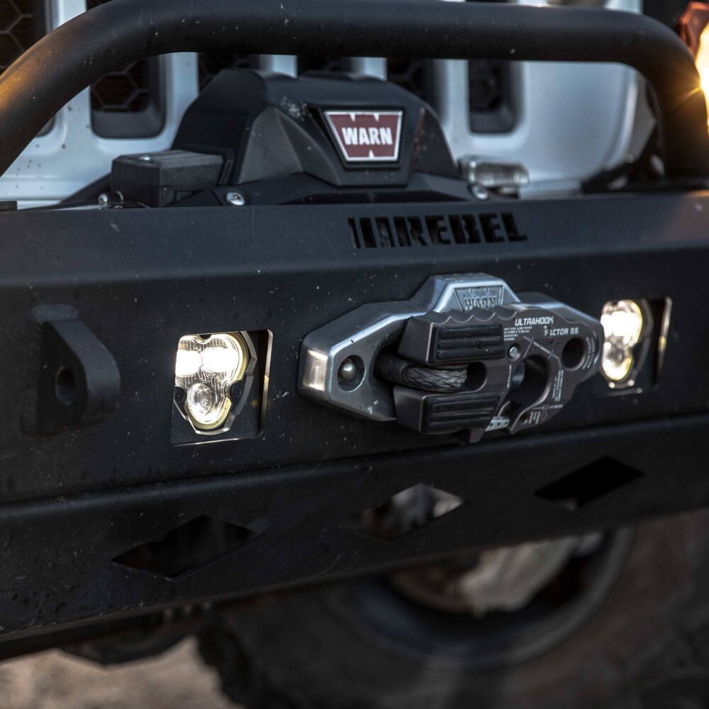 FLEX ERA® 3 Dual Mode SAE Fog LED Light Pods - 2 Light Master Kit for Off-Road Trucks & Jeeps - Perfect for Night Driving & Adventure