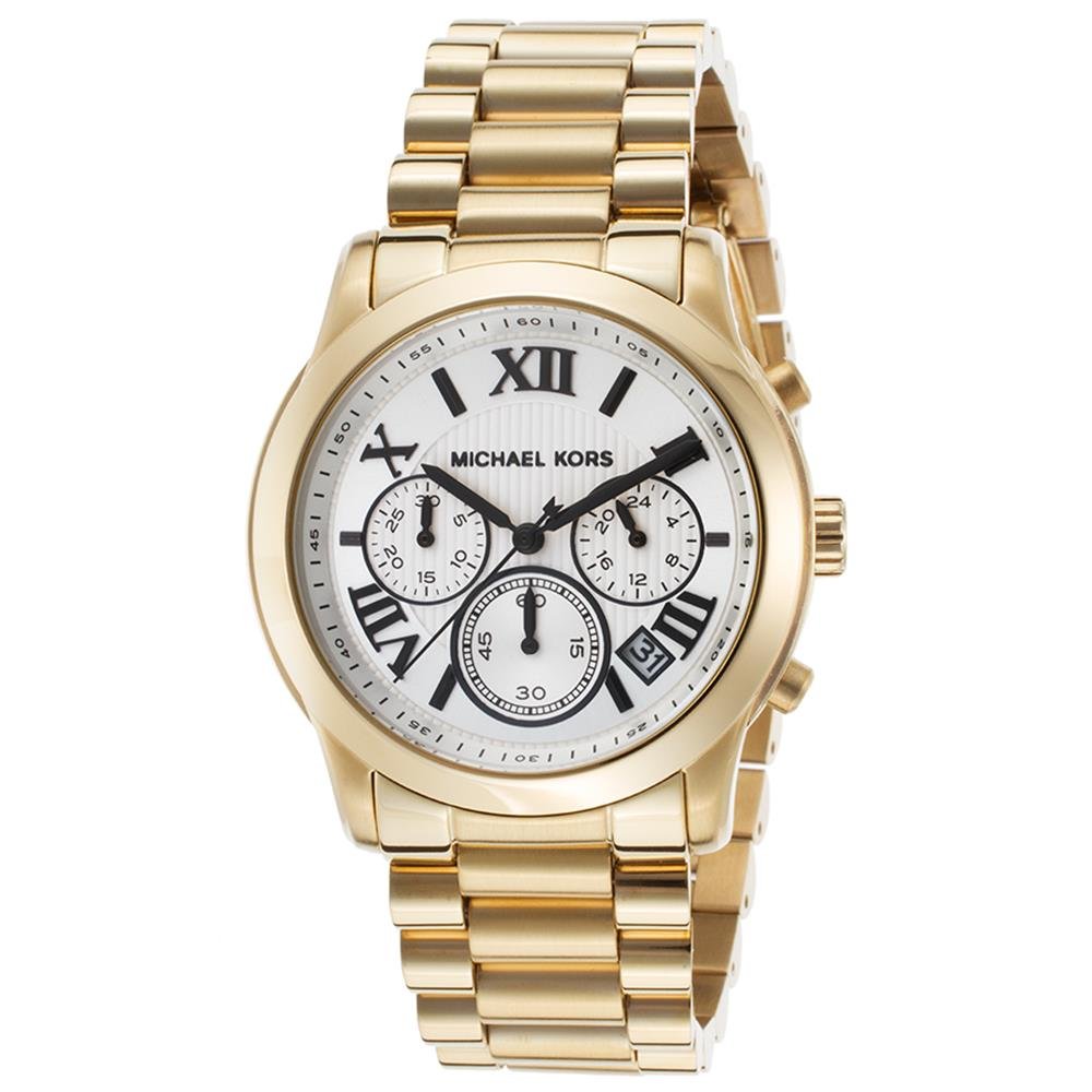 Michael Kors Cooper Women's Gold-Tone Stainless Steel Watch - Luxury Fashion Timepiece for Everyday Wear & Special Occasions