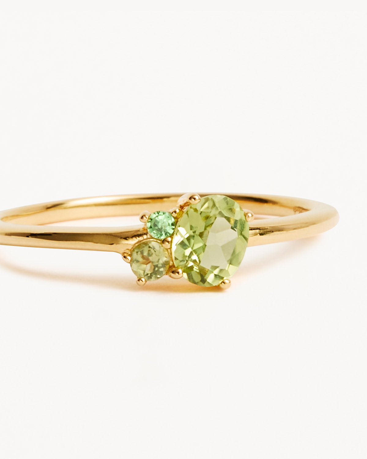 18K Gold Vermeil Kindred Birthstone Ring - August Birthstone Jewelry for Women, Perfect Gift for Birthday, Anniversary & Mother's Day | Elegant Stackable Ring for Everyday Wear & Special Occasions