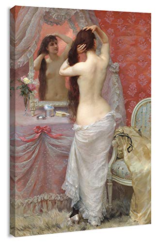 Naked Woman Doing Her Hair