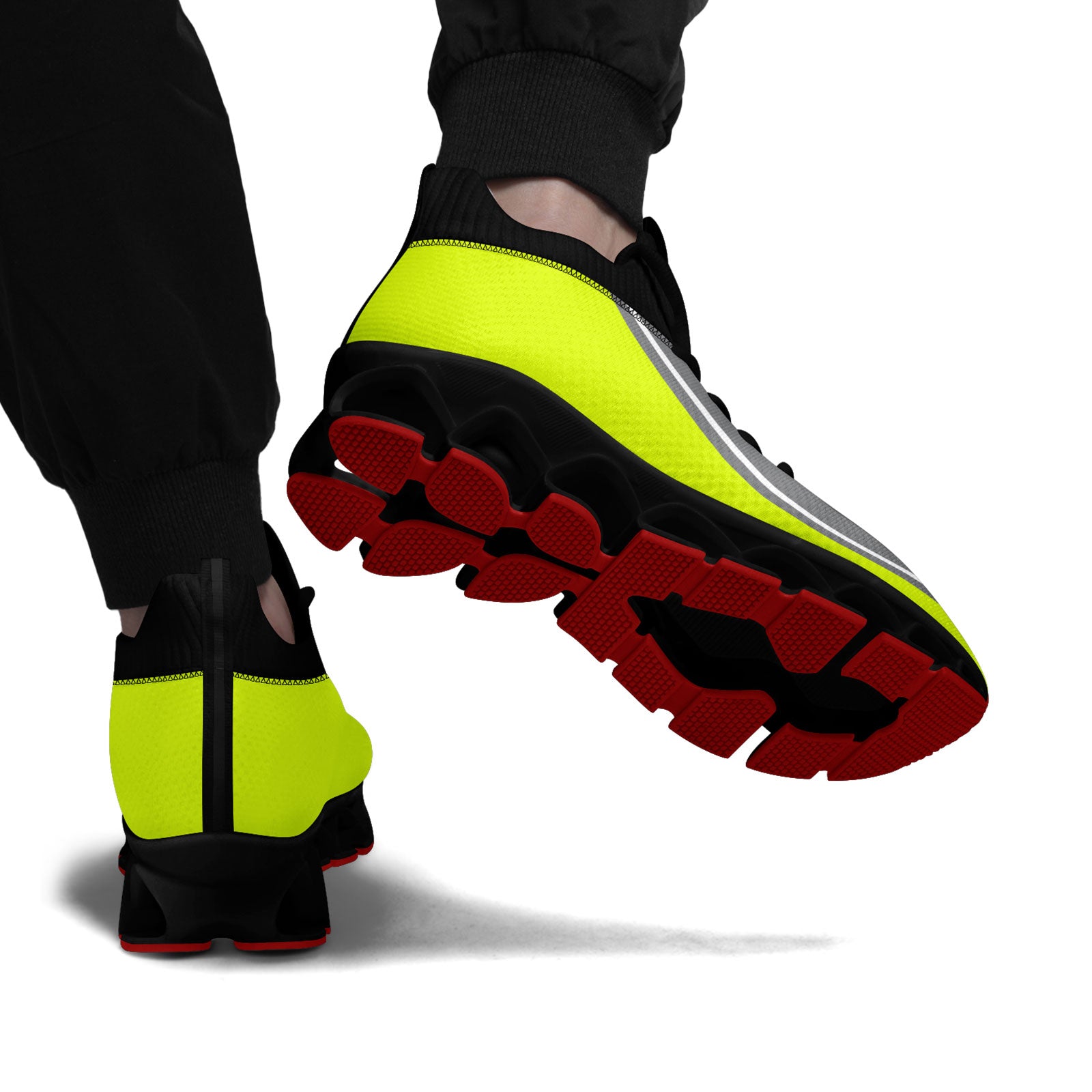 Custom Green & Gray Maxsoul Personalized Sneakers - Breathable Comfort Shoes for Men & Women (FN030XD D020388) - Perfect for Running, Gym Workouts & Casual Wear