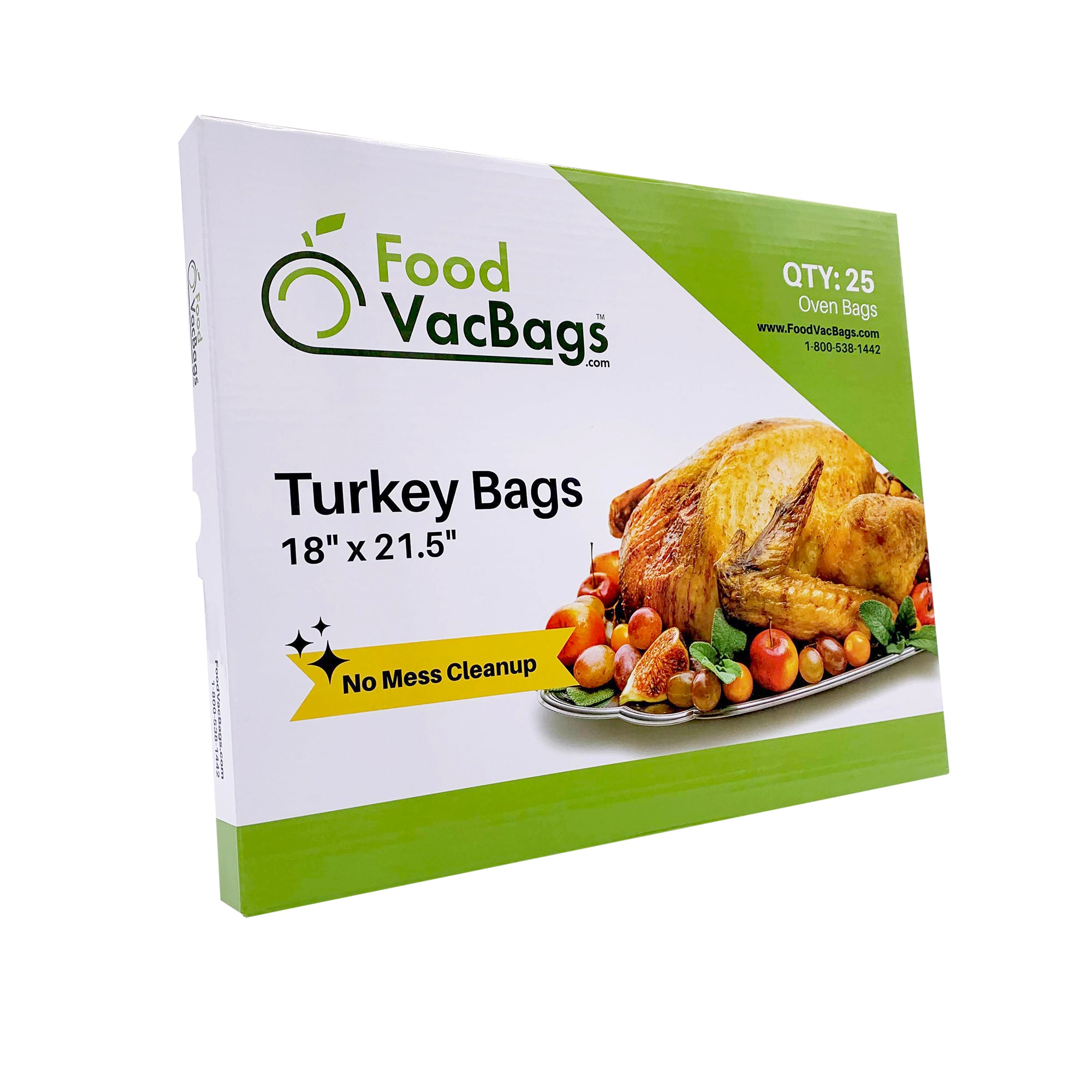 Large Turkey Bags - 25 Count | Extra Large Oven Bags for Roasting Turkey, Chicken & Meat | Perfect for Thanksgiving, Christmas & Holiday Cooking