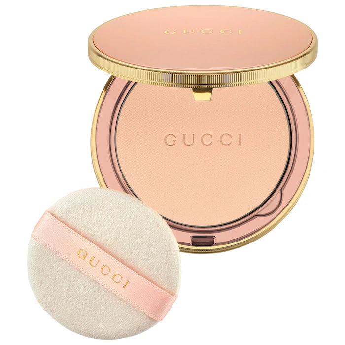 Gucci Matte Natural Beauty Powder Compact - Oil Control & Flawless Finish for Everyday Makeup & Touch-Ups
