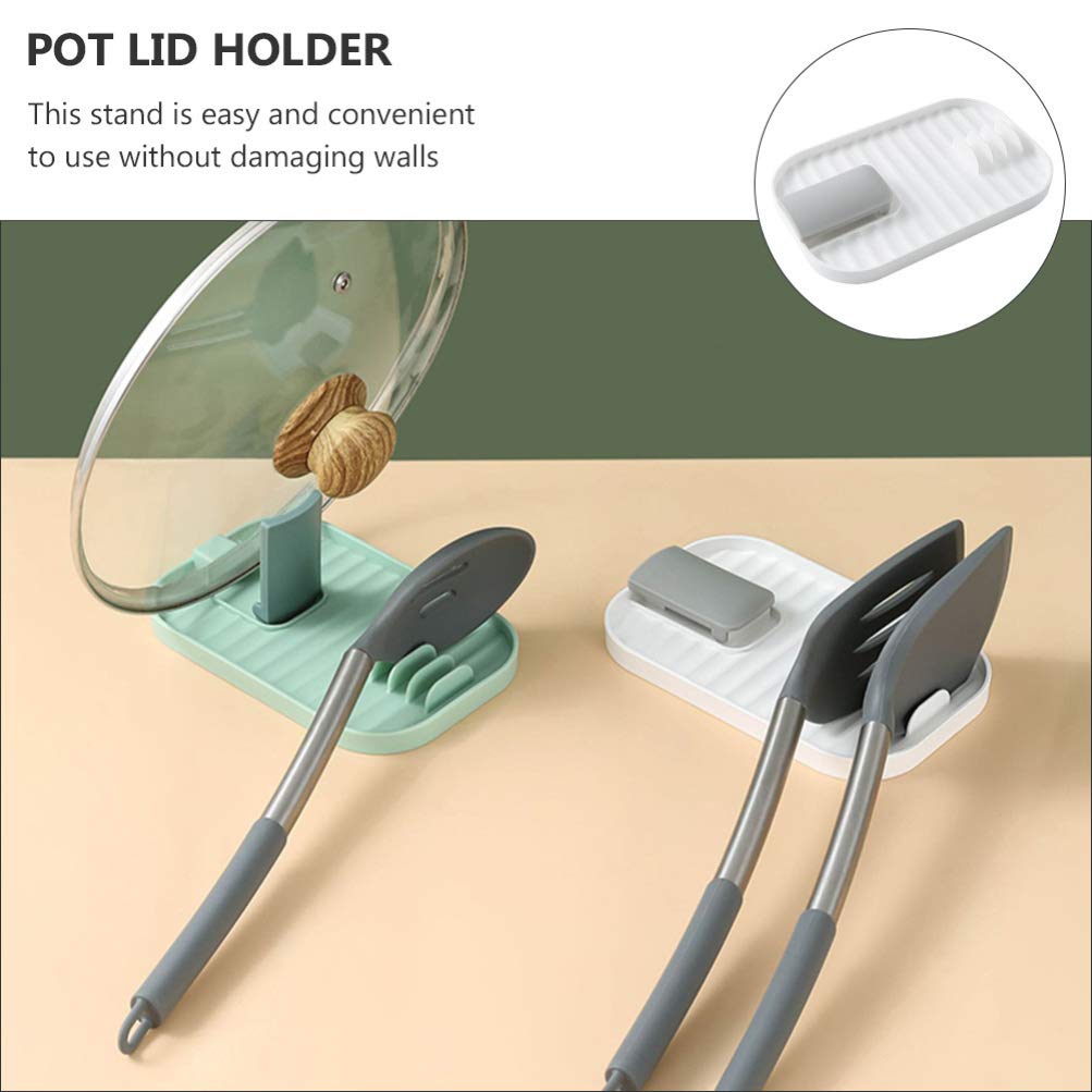 4-Piece Foldable Pot Lid Storage Rack - Space-Saving Kitchen Organizer for Pans & Cookware Lids | Durable Plastic Shelf with Earth Tone Design | Perfect for Small Kitchens, RVs & Apartment Cooking