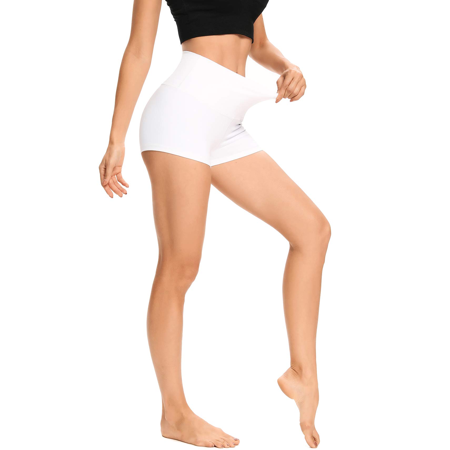 LXNMGO High Waist Yoga Shorts for Women - 2