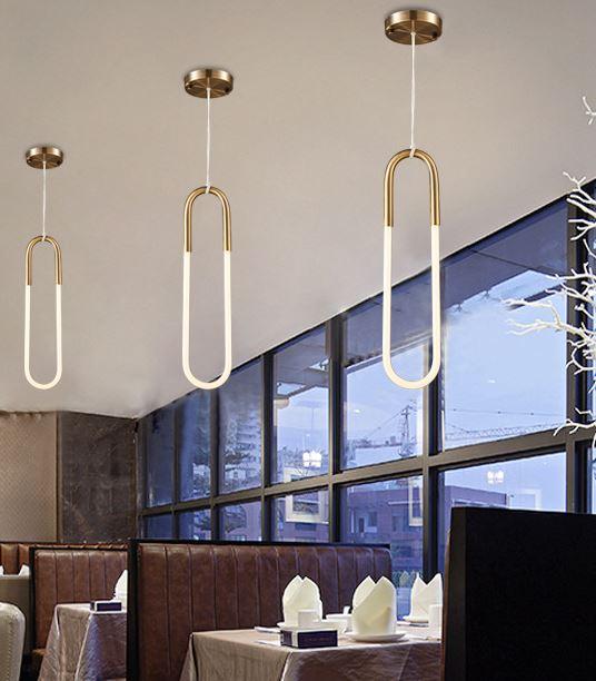 Modern LED Industrial Pendant Light - Durable Metal Hanging Fixture for Kitchen Island, Dining Room & Workshop Lighting