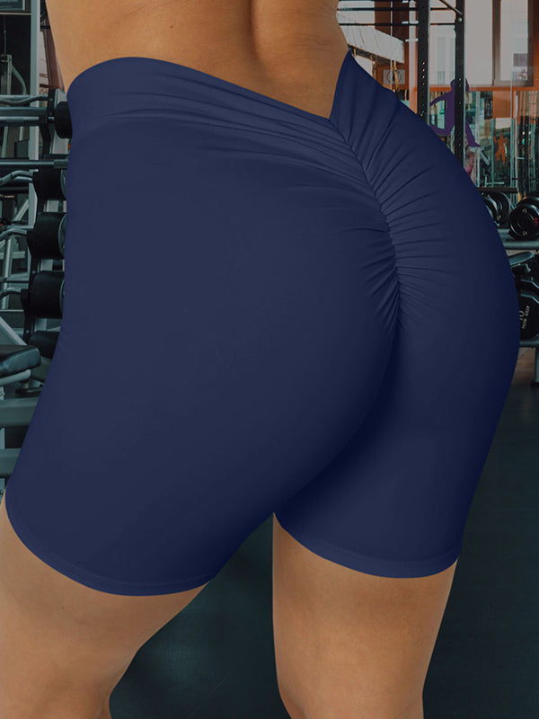 ZASUWA Women's High Waisted Scrunch Butt Lifting Leggings - Deep V Back Yoga Pants for Workout, Gym & Casual Wear
