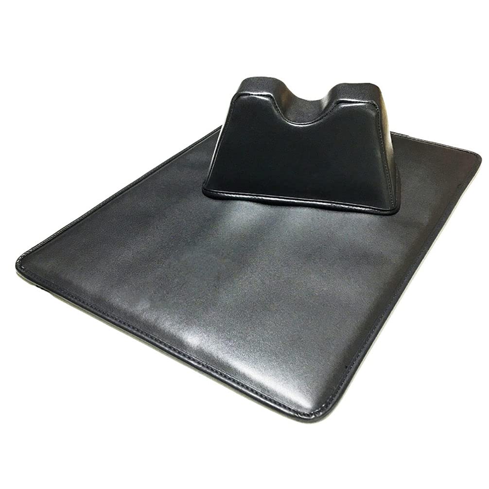 NUOBESTY Guitar Block and Mat Bundle - Premium String Instrument Repair & Care Mat for Guitar Maintenance - Perfect for Home, Studio, and Stage Use