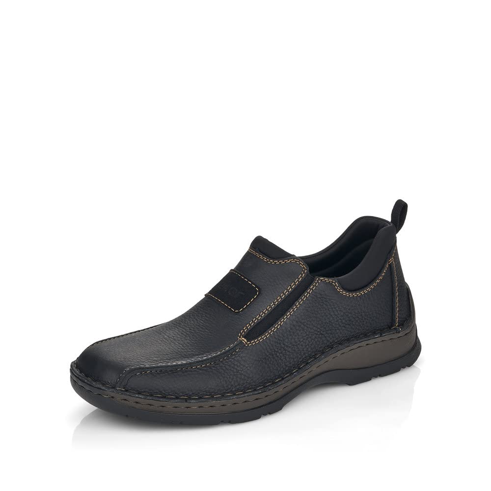 Rieker Men's Comfort Loafers - Slip-On Casual Shoes for Business & Leisure - Lightweight & Breathable for All-Day Wear