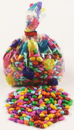 Scott's Cakes Rainbow Mix Chocolate Covered Sunflower Seeds - 1 Pound Resealable Balloon Bag - Perfect for Snacking, Baking & Party Favors