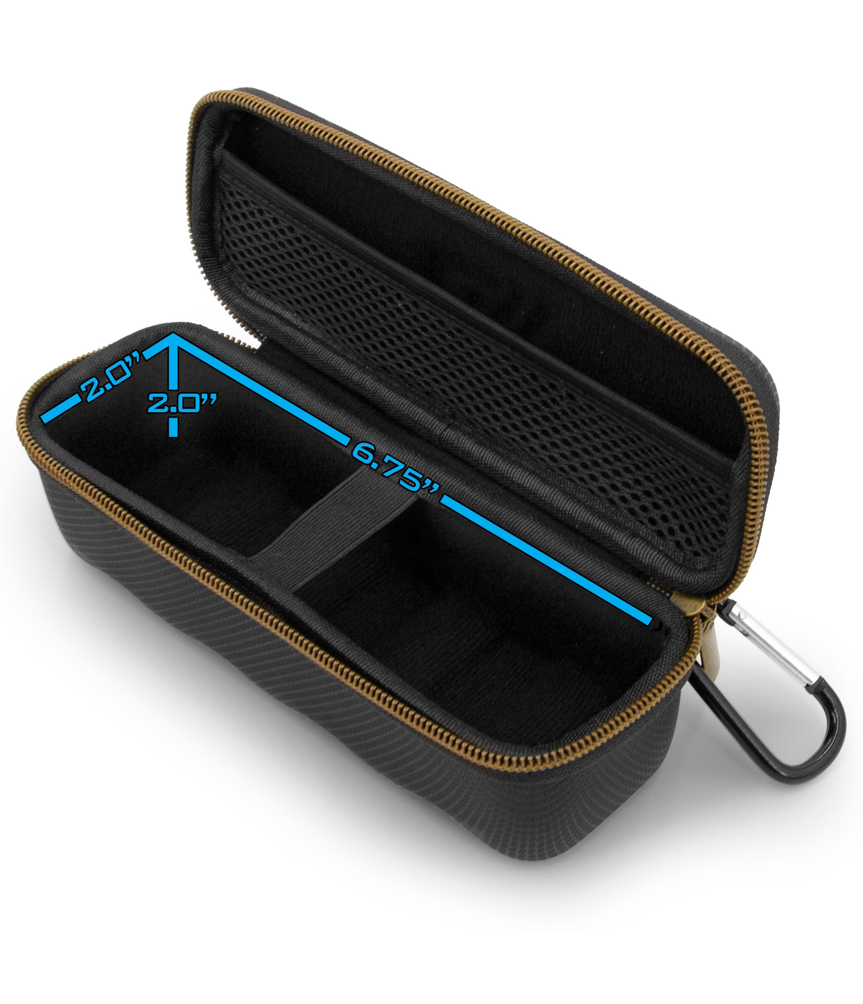 CASEMATIX Cordless Clipper Barber Case for Babyliss Hair Clippers & Trimmers (Up to 6.75 Inches) - Premium Storage Case Only | Perfect for Salon Professionals & Home Haircut Kits