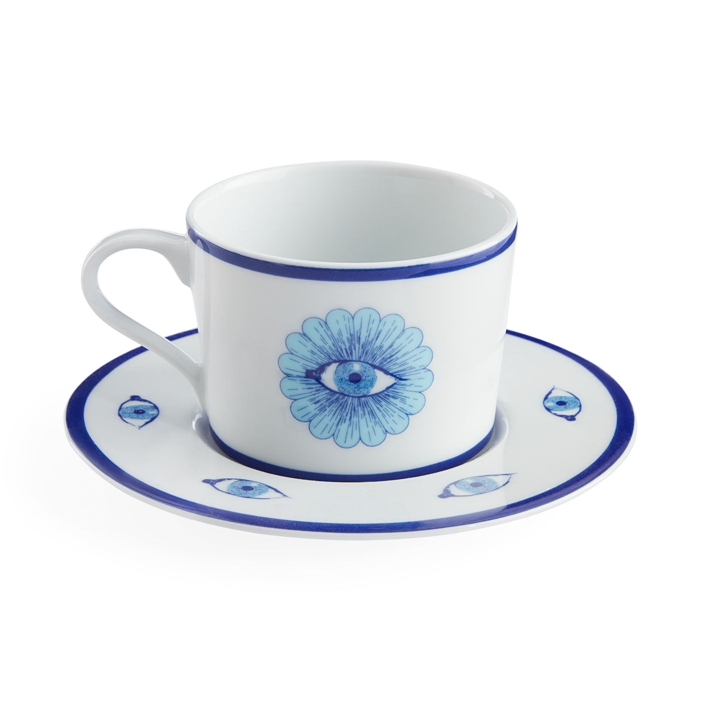 Vintage Druggist Teacup and Saucer Set - Antique Style Porcelain Tea Cup with Saucer - Perfect for Afternoon Tea, Collecting, and Home Decor