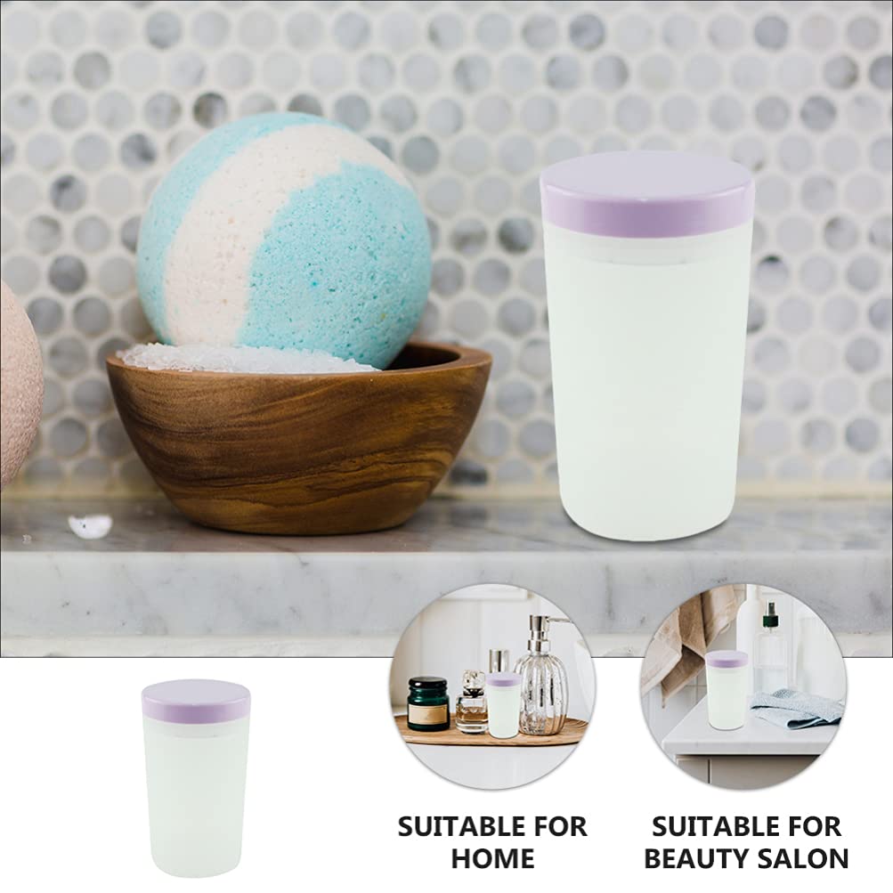 3-Piece Nail Art Brush Holder Set - Nail Brush Organizer & Gel Cleaner Cup for Nail Salon Supplies - Perfect for Nail Technicians & DIY Manicures at Home or Salon