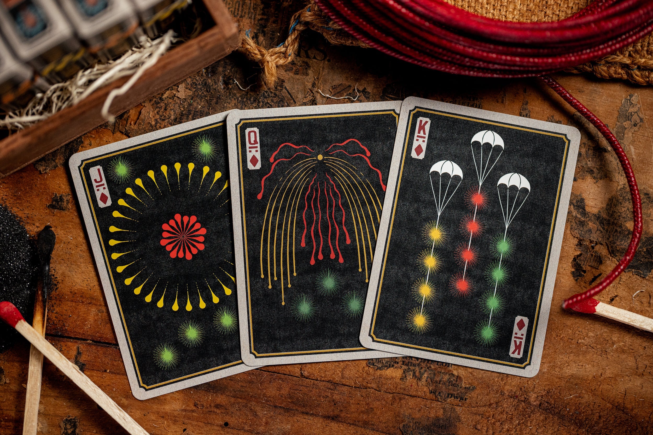 Kings Wild Project Flower of Fire Playing Cards - Premium Deck for Magic Tricks, Poker & Collectors | Perfect for Cardistry, Game Nights & Gifts