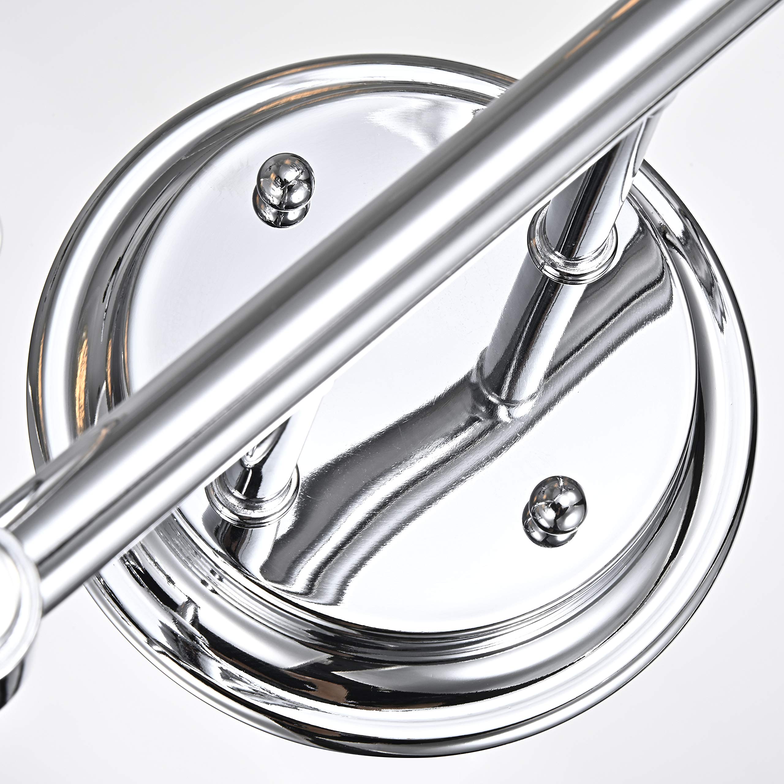 Modern 4-Light Chrome Bathroom Vanity Light Fixture 28