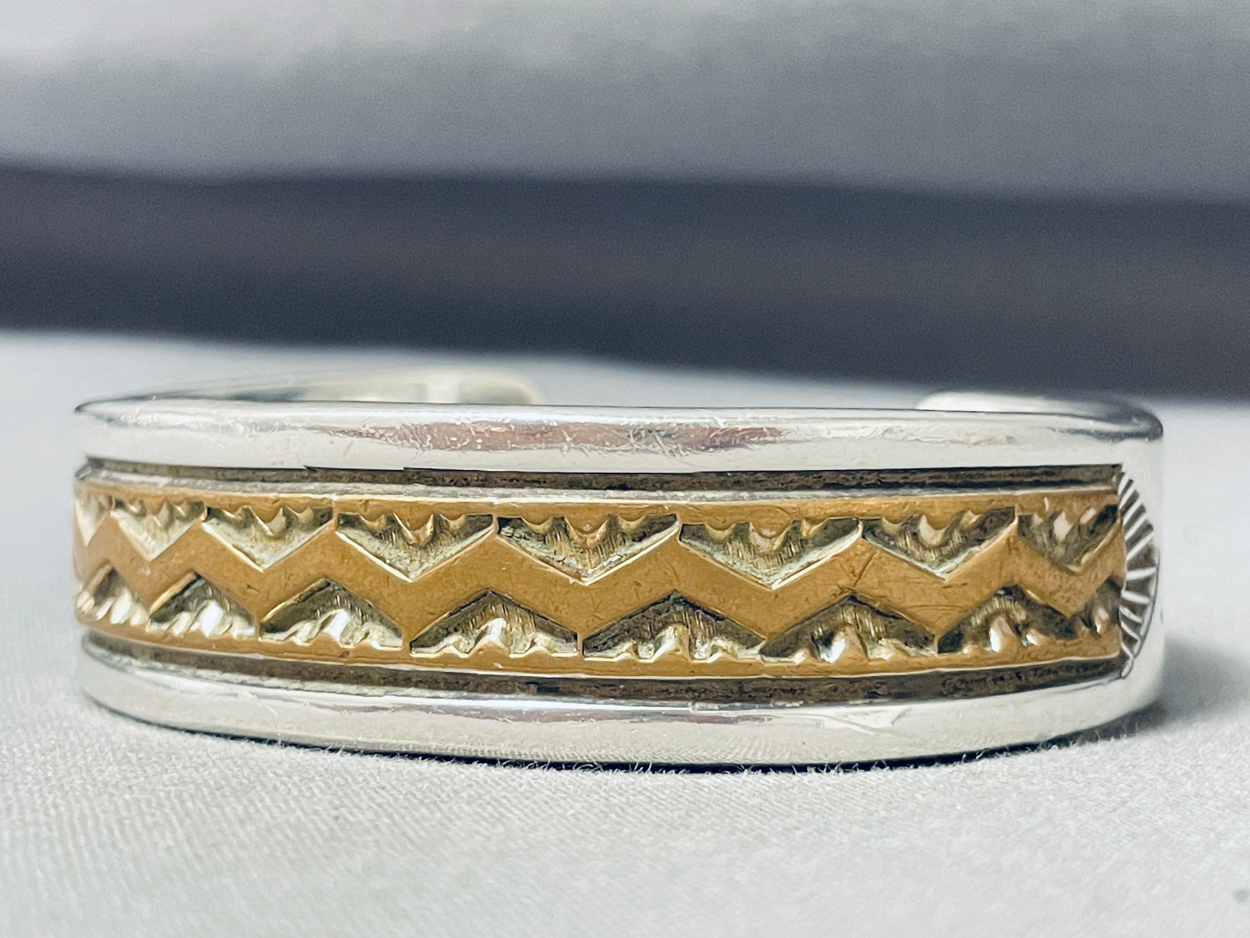 100 Grams Heavy Vintage Native American Navajo Sterling Silver Bracelet - Handmade Tribal Jewelry for Women & Men - Perfect for Boho Fashion, Gift Giving & Cultural Events
