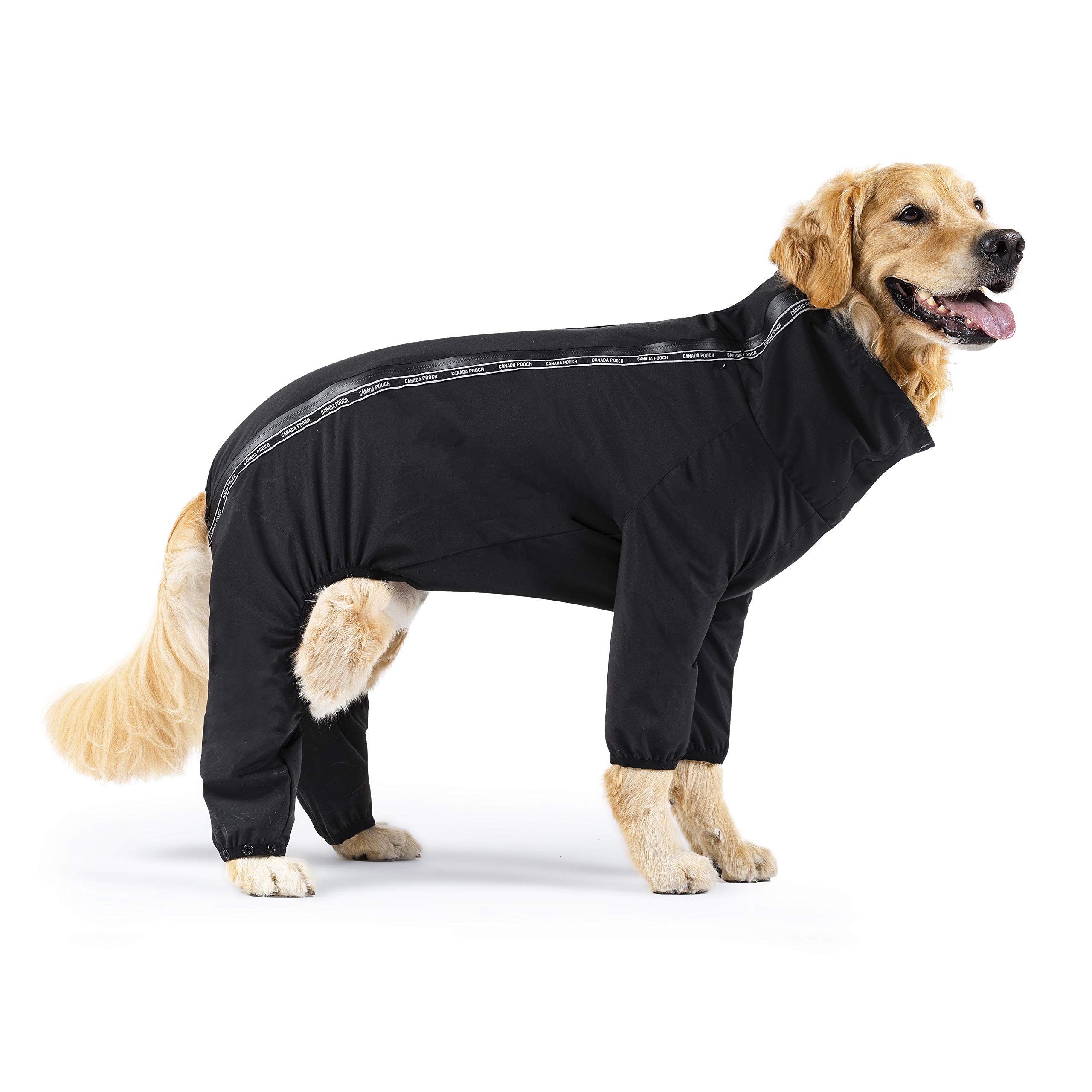 Canada Pooch Water-Resistant Dog Slush Suit - Full Body Dog Rain & Snow Suit with Reflective Trim - Perfect for Winter Walks, Rainy Day Adventures & Outdoor Protection