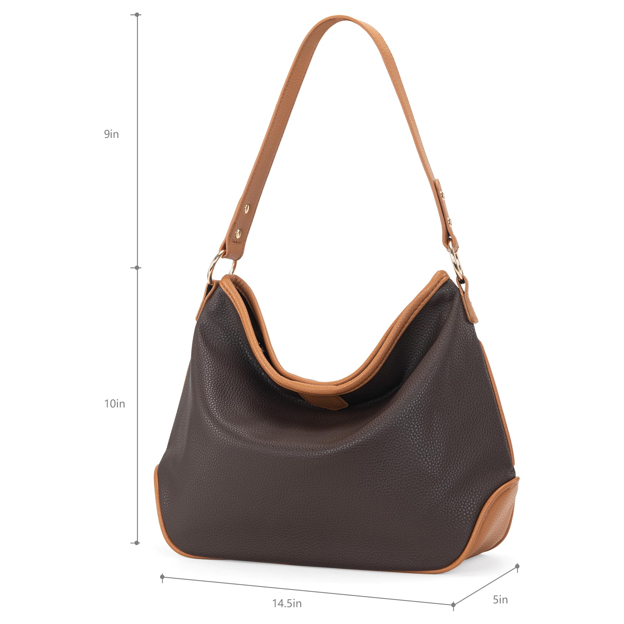 Montana West Hobo Bags for Women - Stylish Leather Shoulder Satchel Purse & Handbag for Everyday Use, Work, or Travel