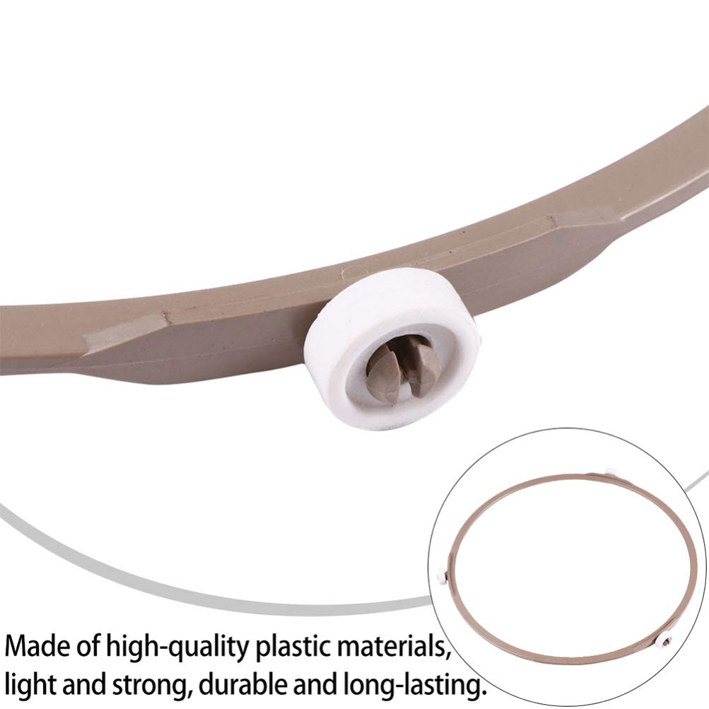 2-Pack Microwave Turntable Bracket - Durable Plastic Oven Tray Support Ring for Smooth Rotation - Replacement Inner Rack for Microwave Ovens - Perfect for Heating Food Evenly & Defrosting