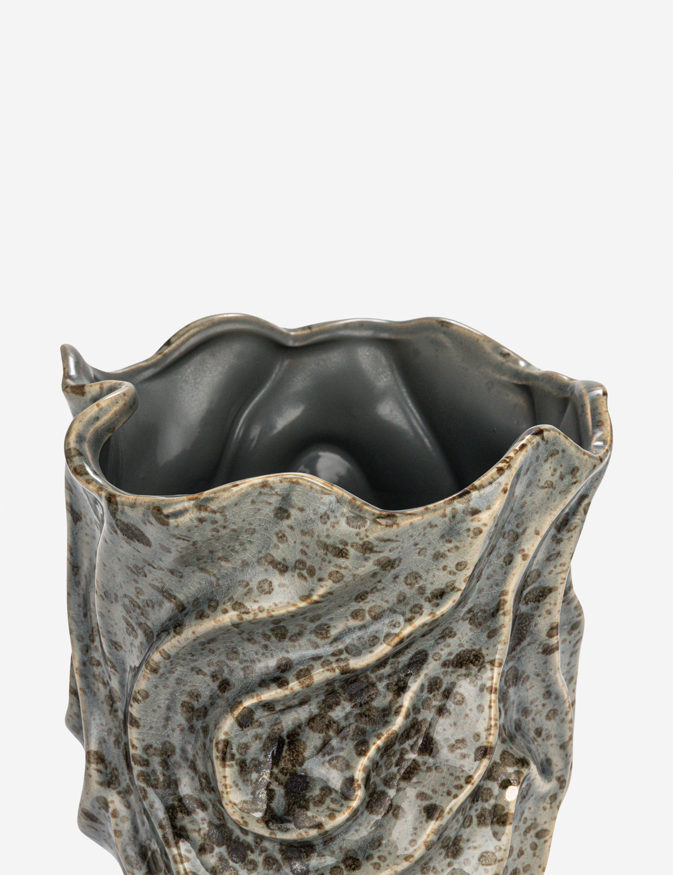 Asani Elegant Decorative Vase for Home Decor - Modern Ceramic Flower Vase for Living Room, Bedroom, Dining Table Centerpiece