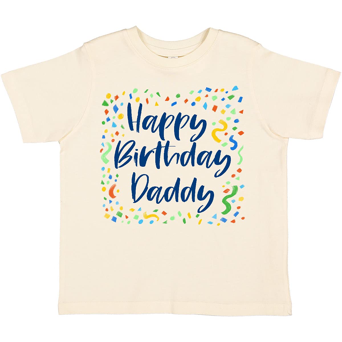 Inktastic Happy Birthday Daddy Toddler T-Shirt - Cute Kids Birthday Outfit for Dad's Special Day | Perfect for Birthday Parties, Family Photos & Father's Day Gifts