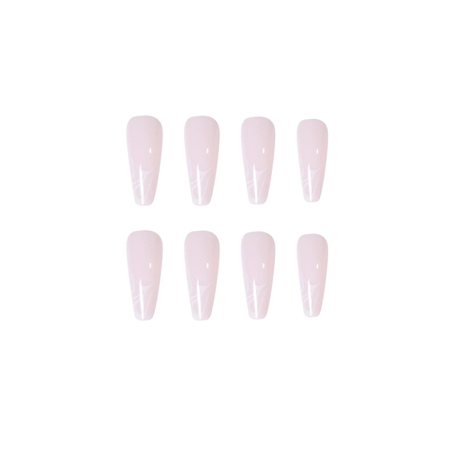 24PCS Wave Series False Nails - Colorful Press On Nails with Glue for Women | Trendy Acrylic Fake Nails for Parties, Weddings & Special Occasions