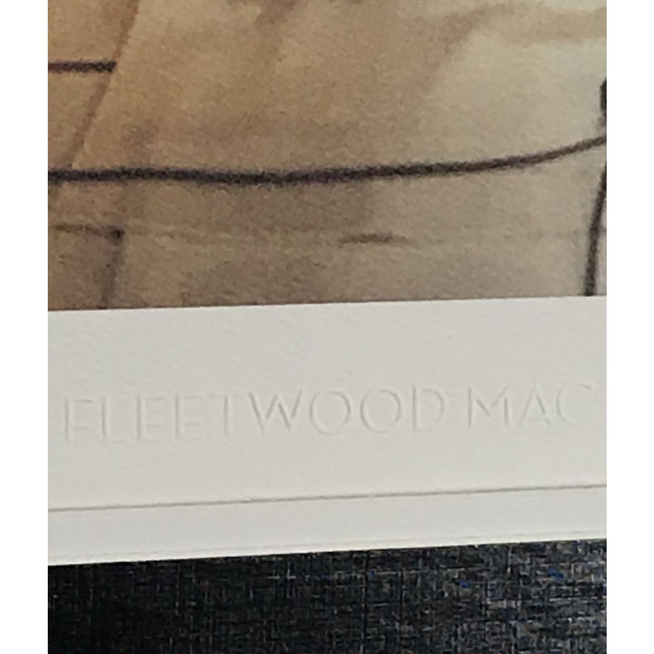 Rare Fleetwood Mac Signed Lithograph - Authenticated by BAS LOA (Buckingham, Fleetwood, McVie, Nicks) - Perfect for Music Memorabilia Collectors & Rock Decor