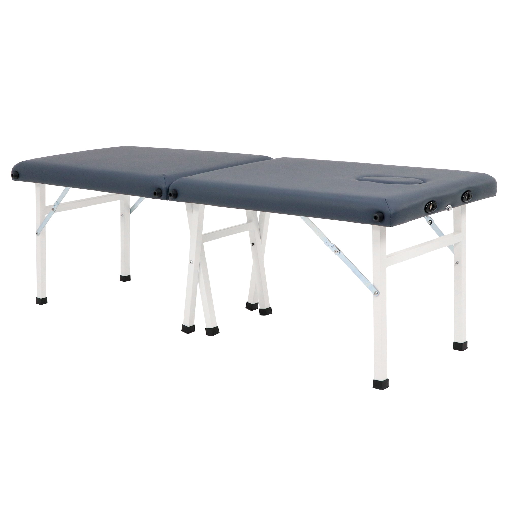 Portable Massage Table - Master Massage 24 Harmon Economic Foldable Massage Bed with Carrying Case, Royal Blue - Perfect for Home Spa, Professional Therapy & Travel Use