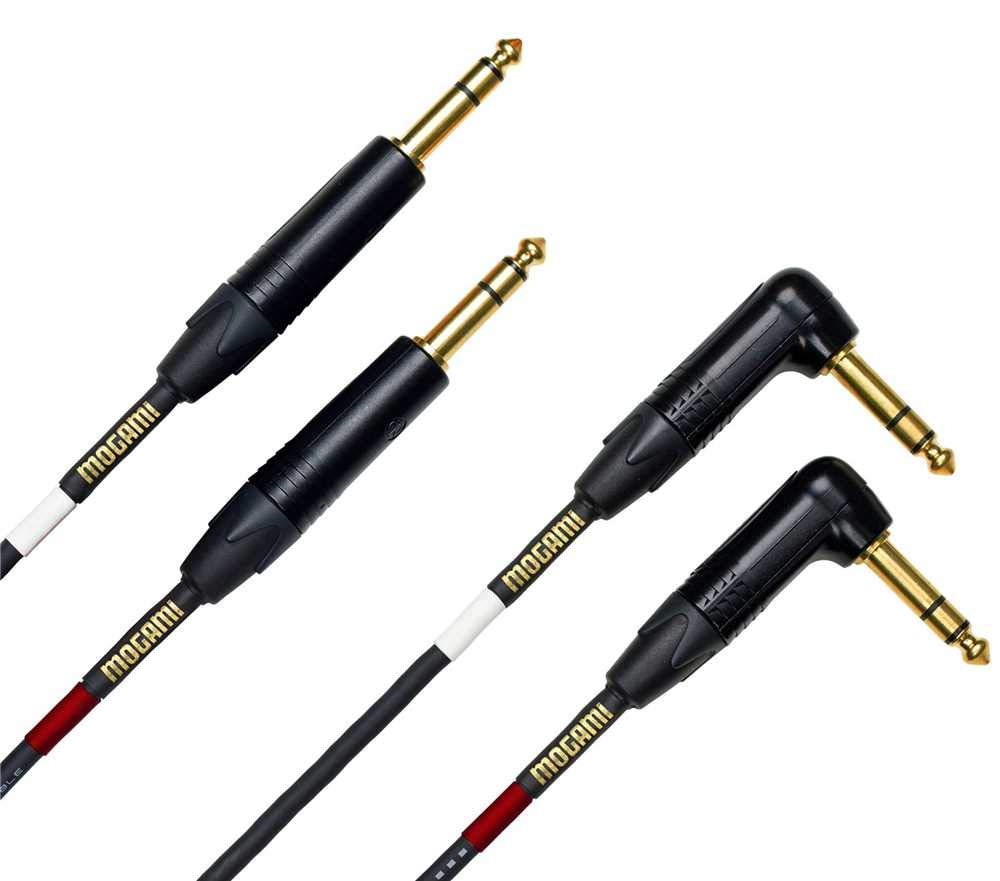 Mogami Gold Key SB-20R Premium Balanced Stereo Keyboard Cable - 1/4