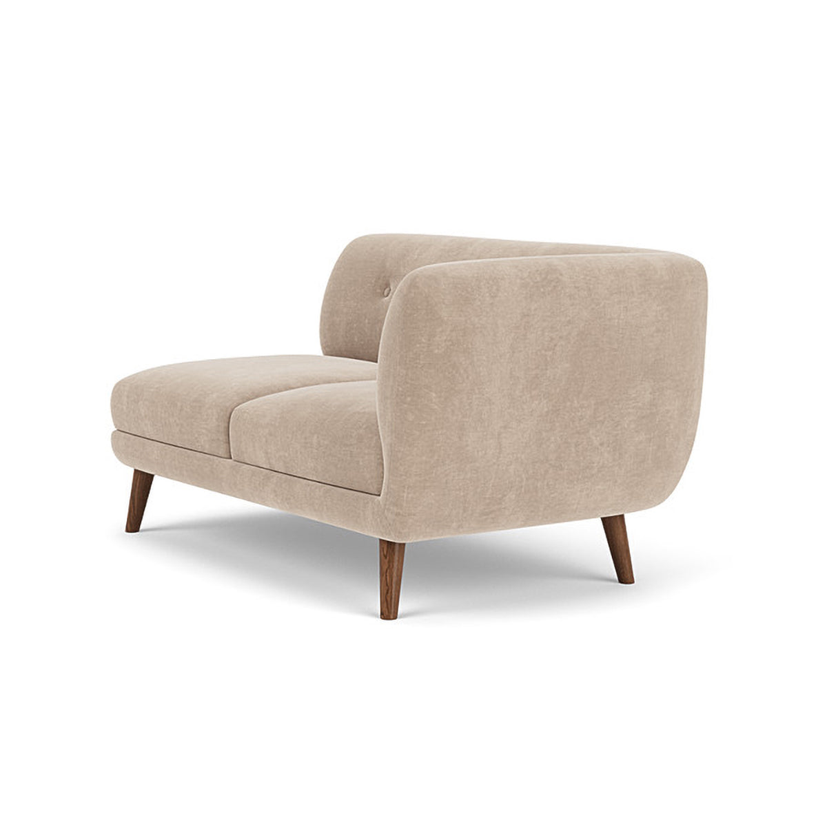 Alfred Fabric Right 2 Seater Modular Sofa - Modern Sectional Couch for Living Room, Lounge & Small Spaces | Comfortable & Stylish Home Furniture