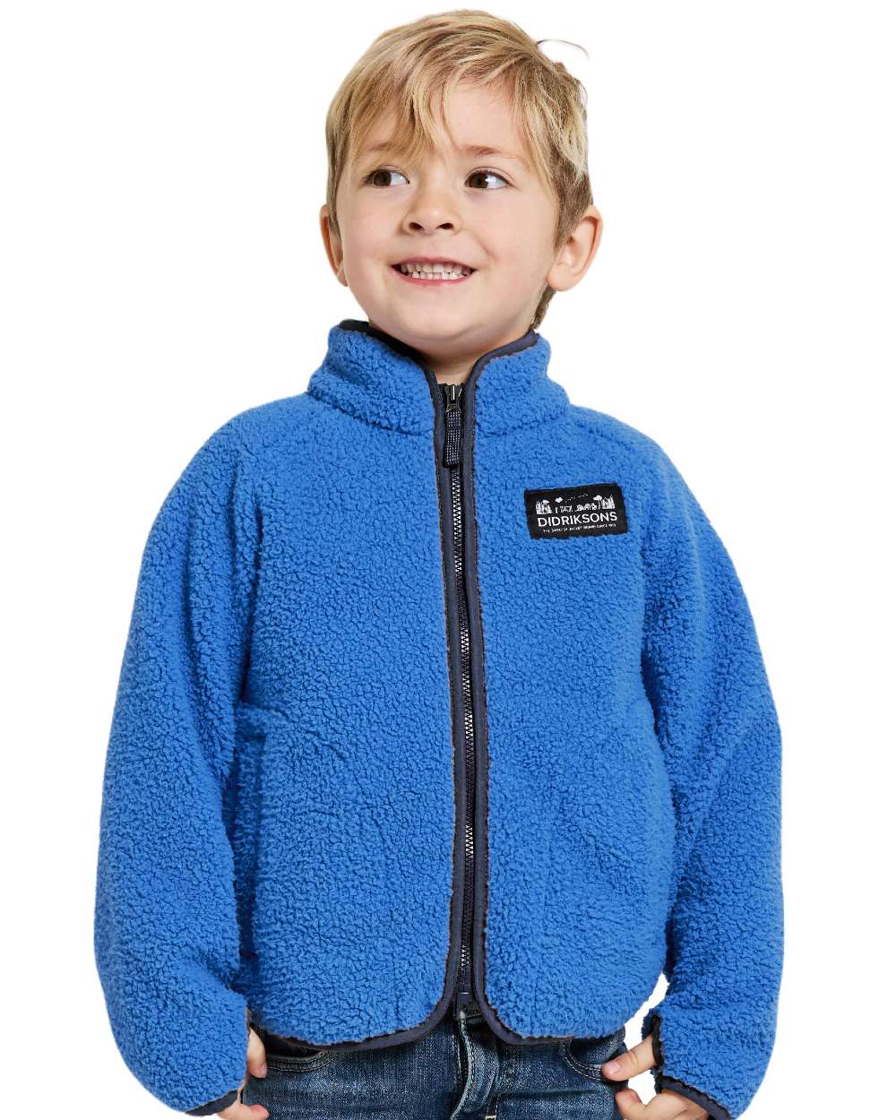 Didriksons Kids Gibbs Full Zip Waterproof Jacket - Windproof & Lightweight for Outdoor Play, Hiking & School - Boys & Girls Raincoat