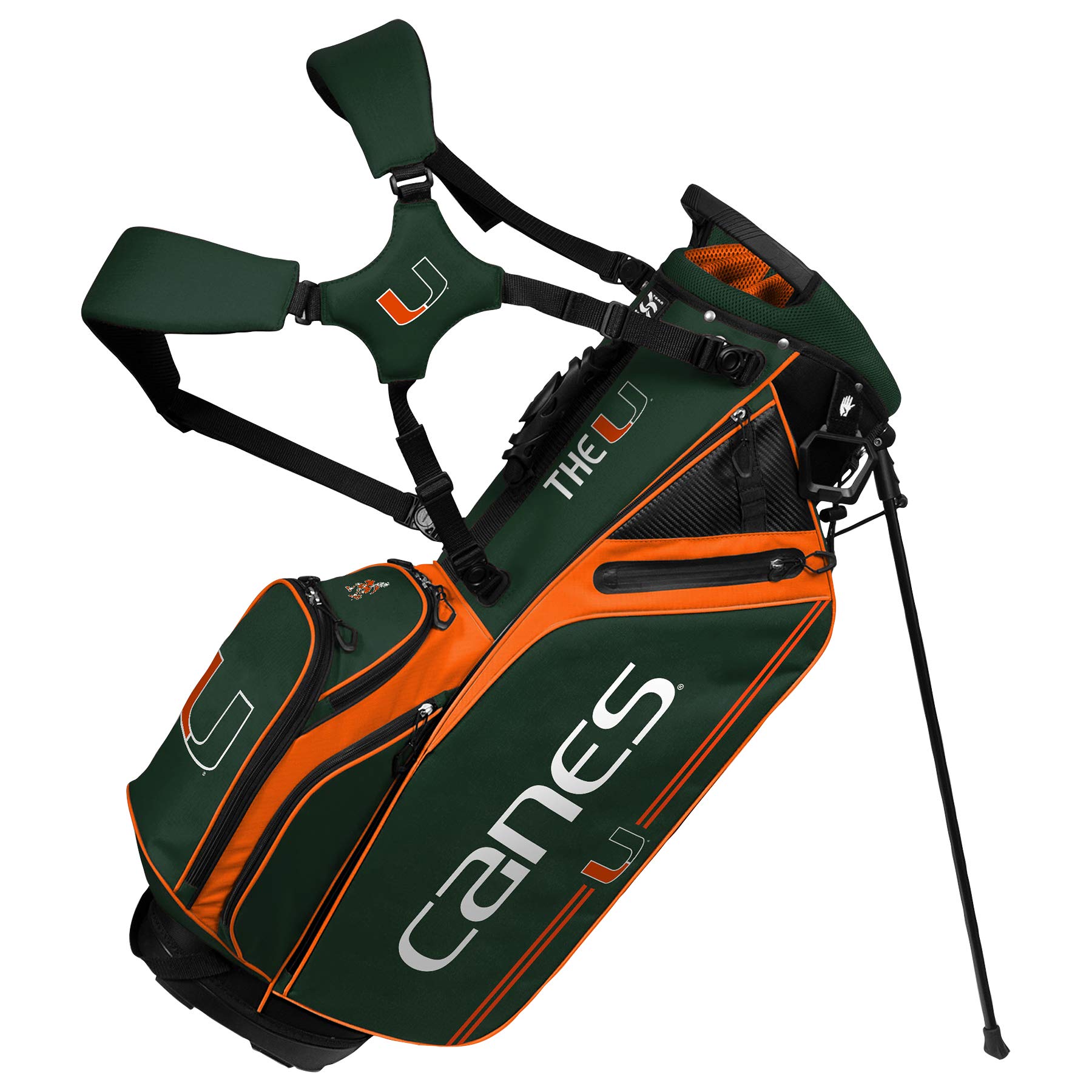 Team Effort NCAA Caddie Carry Hybrid Golf Bag - Lightweight Stand Bag for College Golfers - Perfect for Practice, Tournaments & Course Rounds