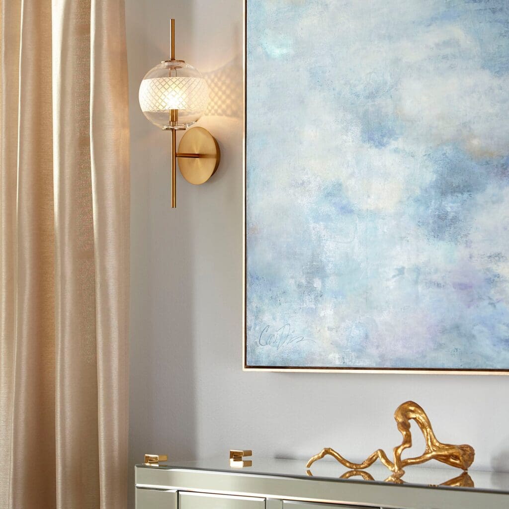 Cyan Design 09132 Drifting Sculpture - Gold Medium Size Home Decor for Living Room, Bedroom & Office