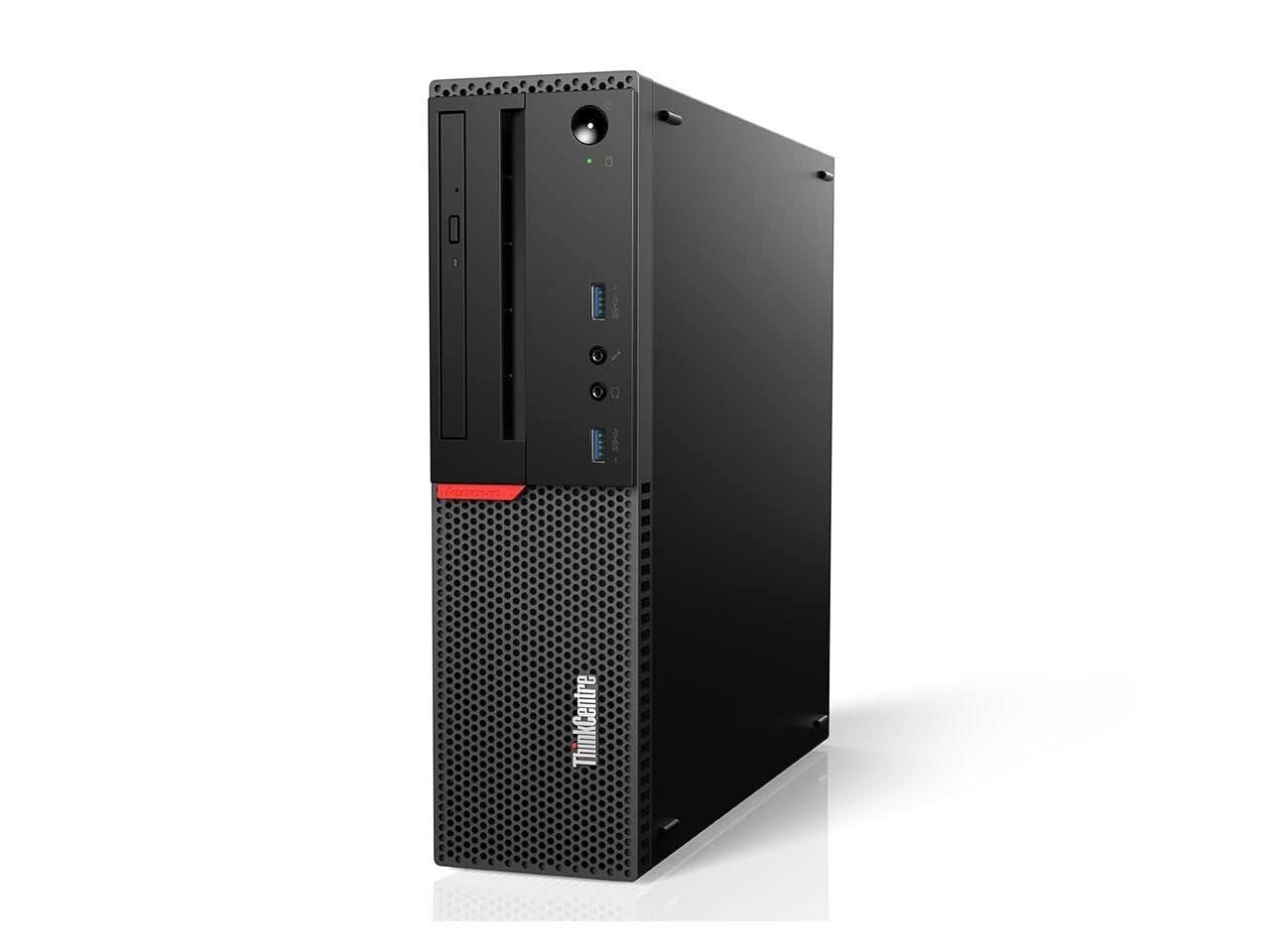 Lenovo ThinkCentre M900 SFF Gaming Desktop PC - Intel Core i7-6700 3.4GHz, NVIDIA GT 1030 2GB, 16GB DDR4 RAM, 256GB SSD + 2TB HDD, WiFi, Bluetooth, DVD-RW, Wireless Keyboard & Mouse, Windows 10 Pro (Renewed) - Perfect for Home Office, Gaming & Multimedia Editing