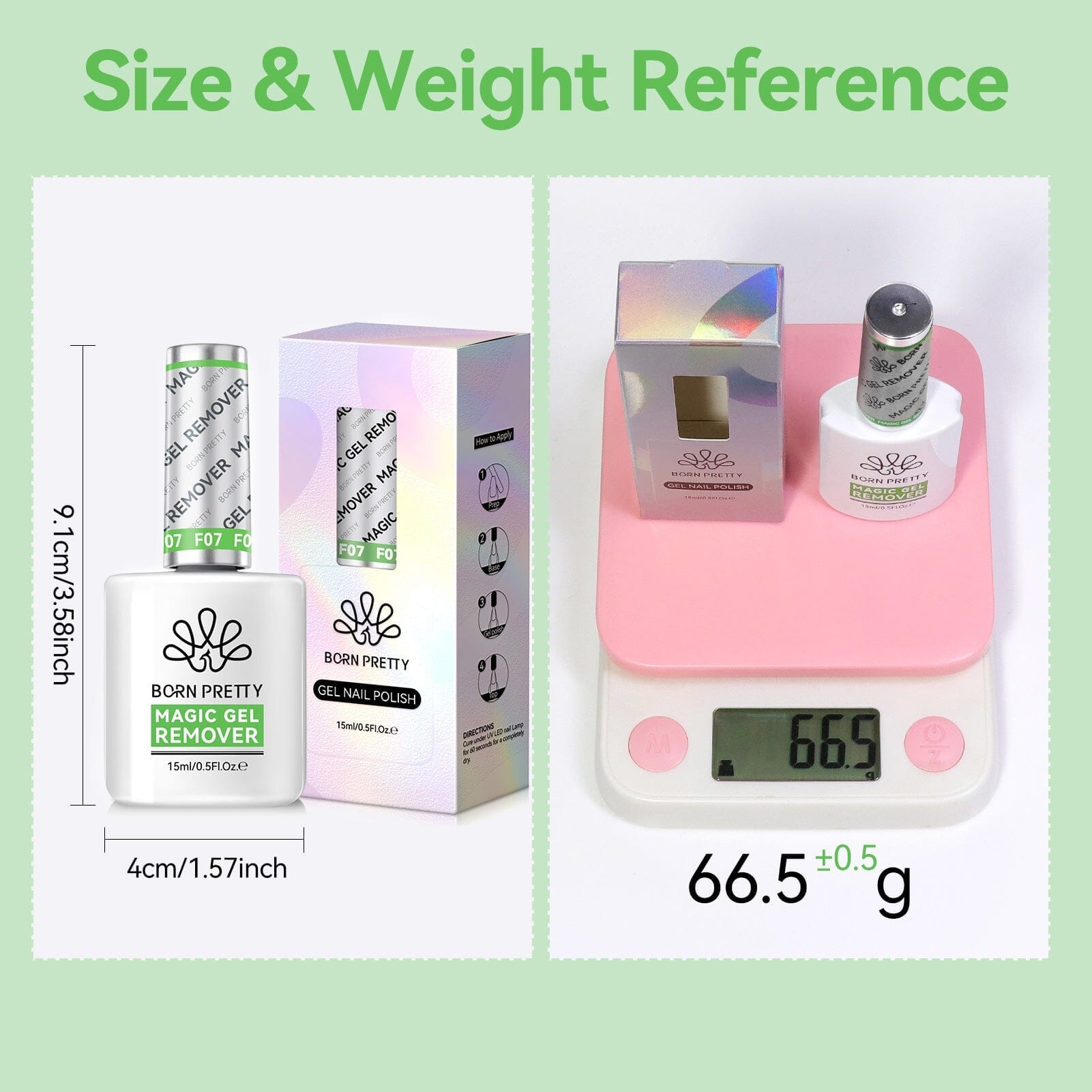 2-Pack Magic Gel Remover & Pink 8-in-1 Builder Gel Set (15ml) - Perfect for At-Home Manicures & Nail Salon Professionals
